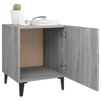 Comodino Grigio Sonoma in Legno Multistrato cod mxl 29909