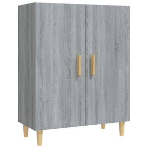 Credenza Grigio Sonoma 70x34x90 cm in Legno Multistrato cod mxl 47491