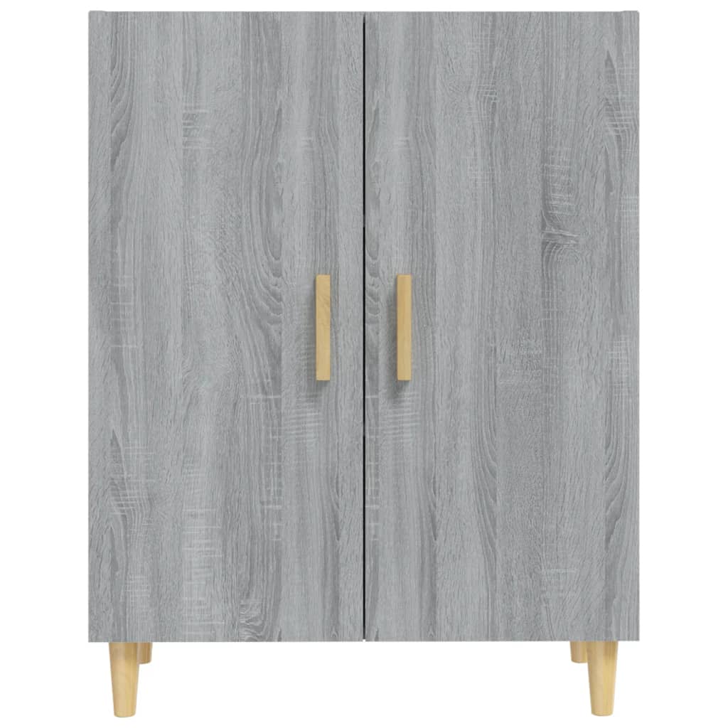 Credenza Grigio Sonoma 70x34x90 cm in Legno Multistrato cod mxl 47491