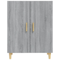 Credenza Grigio Sonoma 70x34x90 cm in Legno Multistrato cod mxl 47491