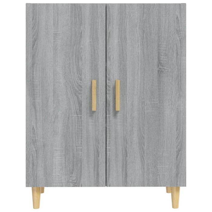 Credenza Grigio Sonoma 70x34x90 cm in Legno Multistrato cod mxl 47491