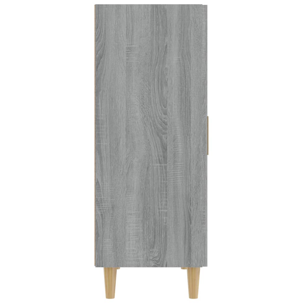 Credenza Grigio Sonoma 70x34x90 cm in Legno Multistrato cod mxl 47491