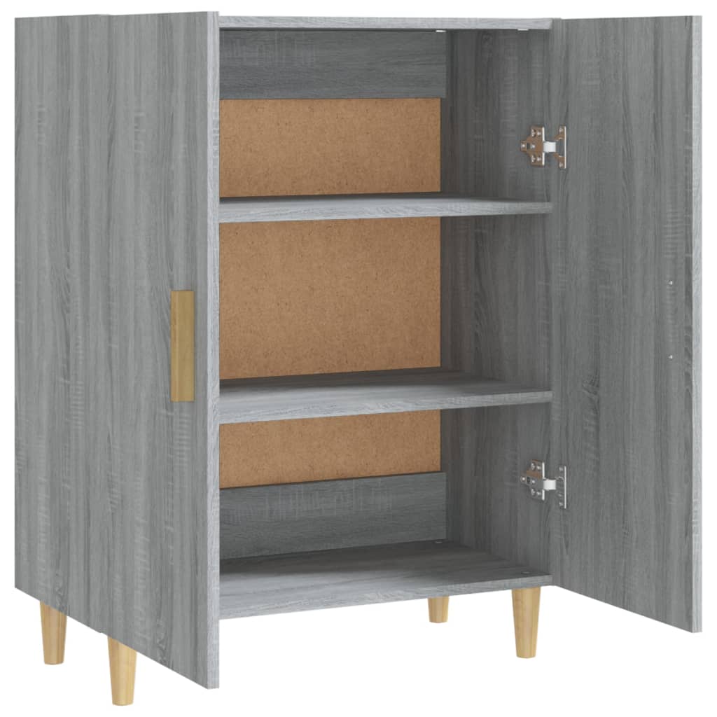 Credenza Grigio Sonoma 70x34x90 cm in Legno Multistrato cod mxl 47491