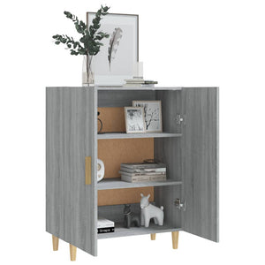 Credenza Grigio Sonoma 70x34x90 cm in Legno Multistrato cod mxl 47491