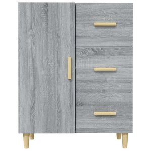 Credenza Grigio Sonoma 69,5x34x90 cm in Legno Multistrato cod mxl 12649