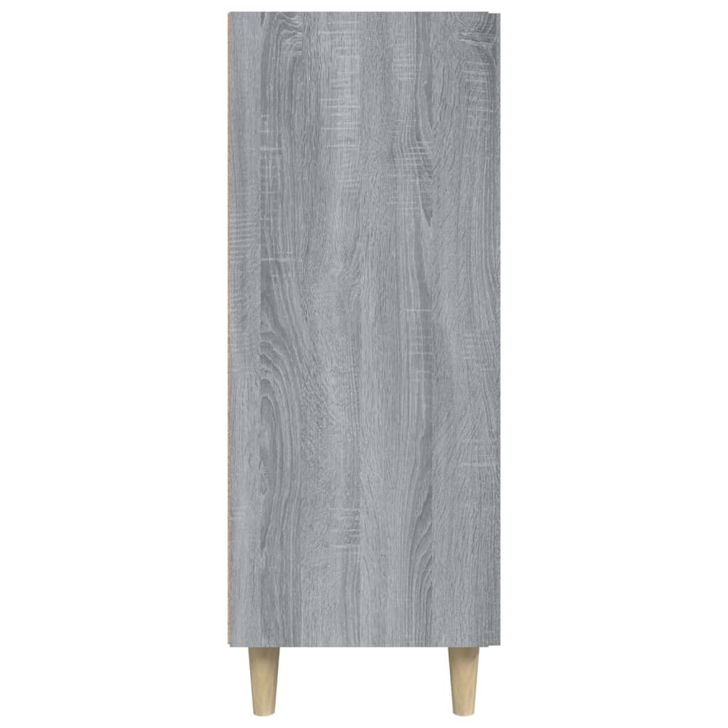 Credenza Grigio Sonoma 69,5x34x90 cm in Legno Multistrato cod mxl 12649