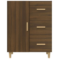 Credenza Rovere Marrone 69,5x34x90 cm in Legno Multistrato cod mxl 5697