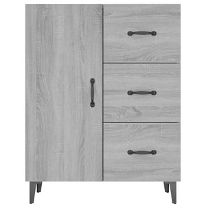 Credenza Grigio Sonoma 69,5x34x90 cm in Legno Multistrato cod mxl 19292