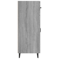 Credenza Grigio Sonoma 69,5x34x90 cm in Legno Multistrato cod mxl 13999