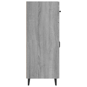 Credenza Grigio Sonoma 69,5x34x90 cm in Legno Multistrato 817361