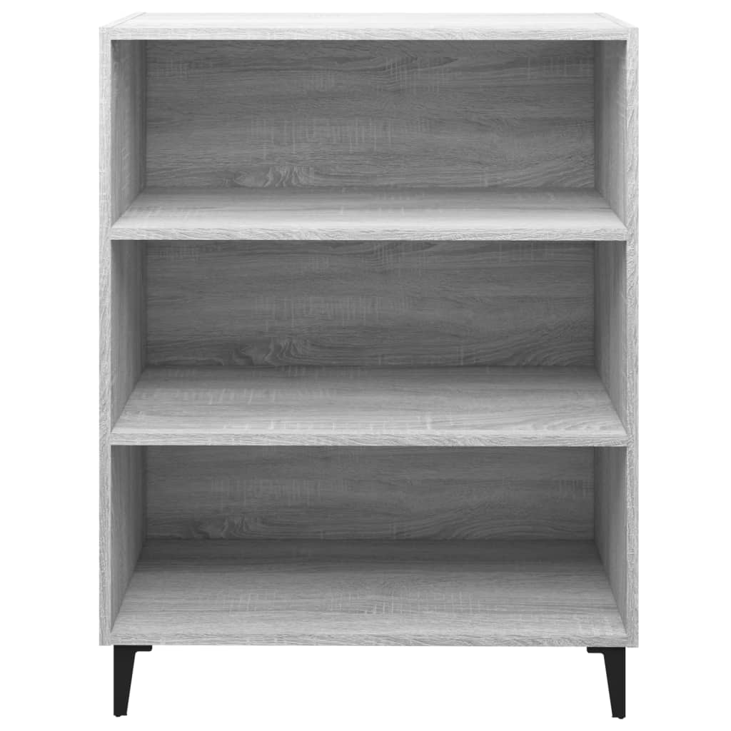 Credenza Grigio Sonoma 69,5x32,5x90 cm in Legno Multistrato