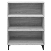 Credenza Grigio Sonoma 69,5x32,5x90 cm in Legno Multistrato