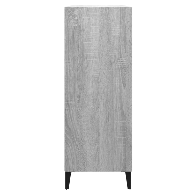 Credenza Grigio Sonoma 69,5x32,5x90 cm in Legno Multistrato