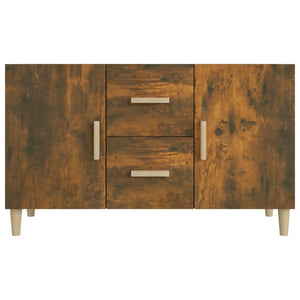 Credenza Rovere Fumo 100x36x60 cm in Legno Multistrato 817465