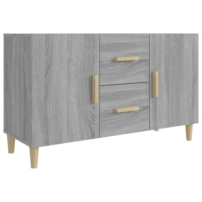 Credenza Grigio Sonoma 100x36x60 cm in Legno Multistrato cod mxl 13394