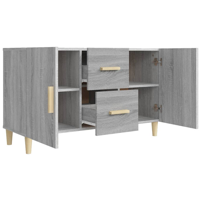 Credenza Grigio Sonoma 100x36x60 cm in Legno Multistrato cod mxl 13394