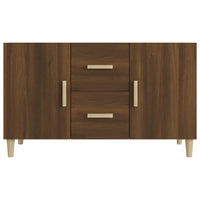 Credenza Rovere Marrone 100x36x60 cm in Legno Multistrato cod mxl 5616