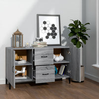 Credenza Grigio Sonoma 100x36x60 cm in Legno Multistrato cod mxl 11552