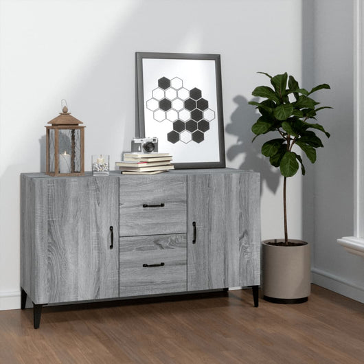 Credenza Grigio Sonoma 100x36x60 cm in Legno Multistrato cod mxl 11552