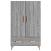 Credenza Grigio Sonoma 70x31x115 cm in Legno Multistrato 817472