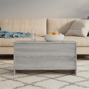 Tavolino Grigio Sonoma 102x55,5x52,5 cm in Legno Multistrato 819267