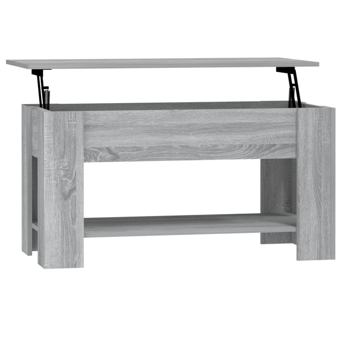 Tavolino da Salotto Grigio Sonoma 101x49x52cm Legno Multistrato cod mxl 9996