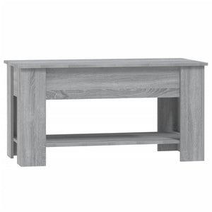 Tavolino da Salotto Grigio Sonoma 101x49x52cm Legno Multistrato cod mxl 9996