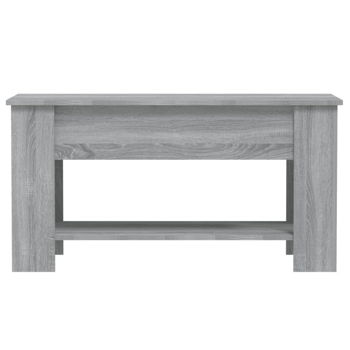 Tavolino da Salotto Grigio Sonoma 101x49x52cm Legno Multistrato cod mxl 9996