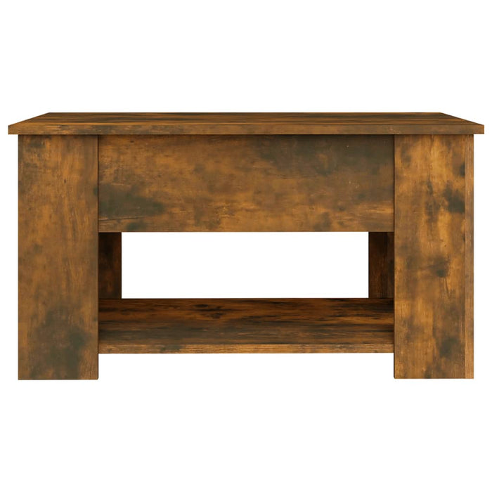 Tavolino da Salotto Rovere Fumo 79x49x41cm in Legno Multistrato