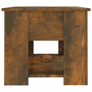 Tavolino da Salotto Rovere Fumo 79x49x41cm in Legno Multistrato