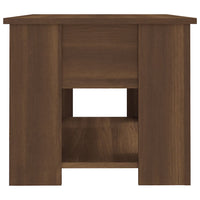 Tavolino da Salotto Rovere Marrone 79x49x41cm Legno Multistrato 819277