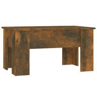 Tavolino da Salotto Rovere Fumo 79x49x41cm in Legno Multistrato 819281