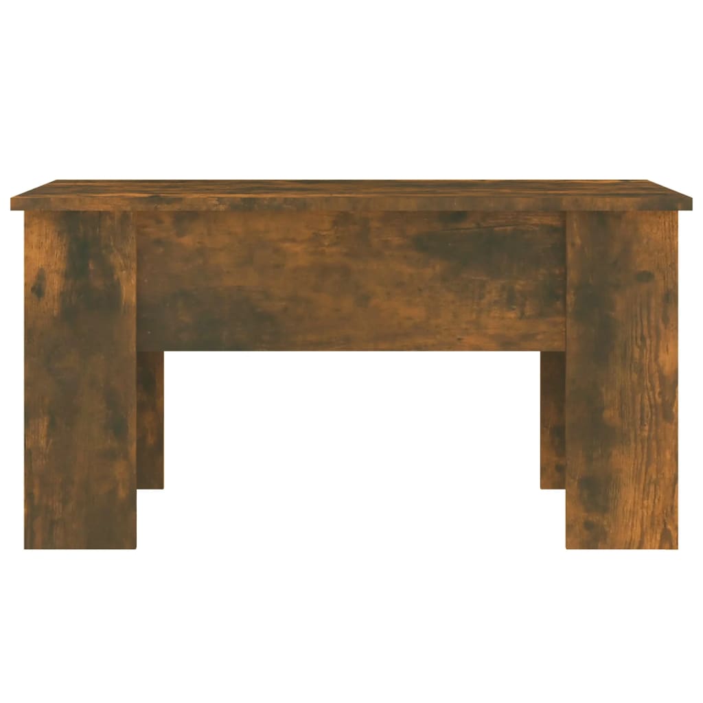 Tavolino da Salotto Rovere Fumo 79x49x41cm in Legno Multistrato 819281