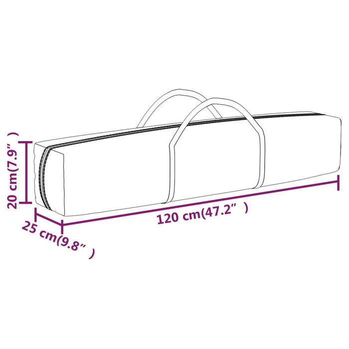 Tenda per Feste Pieghevole Crema 2x2 m cod mxl 66178