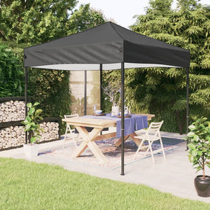 Tenda per Feste Pieghevole Antracite 2x2 m 93495