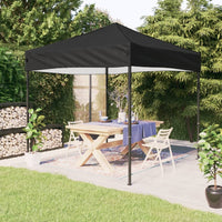 Tenda per Feste Pieghevole Nera 2x2 m 93497