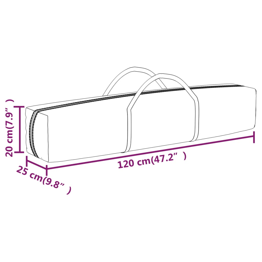 Tenda per Feste Pieghevole Tortora 2x2 m 93498