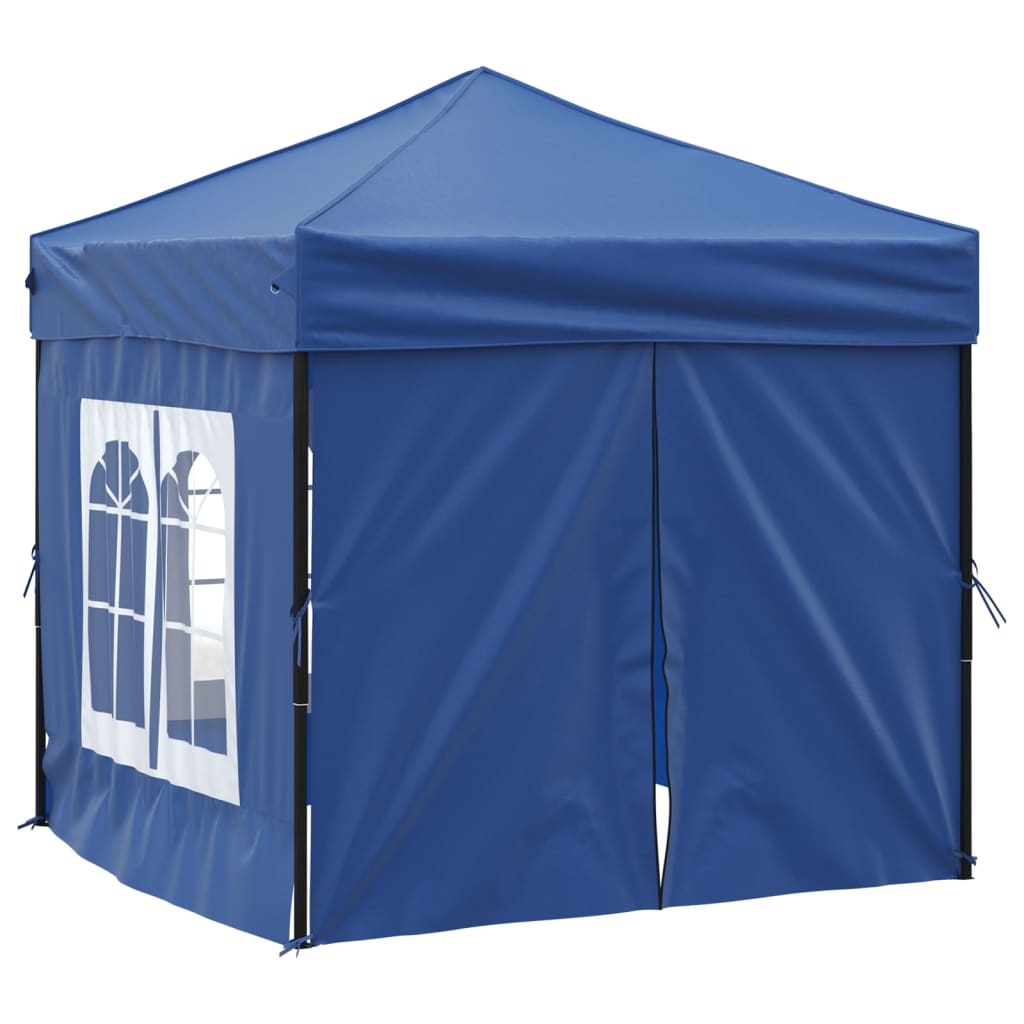 Tenda per Feste Pieghevole con Pareti Laterali Blu 2x2 m cod mxl 66151