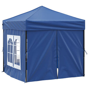 Tenda per Feste Pieghevole con Pareti Laterali Blu 2x2 m cod mxl 66151