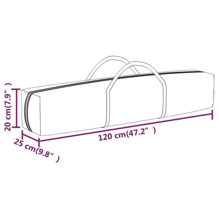 Tenda per Feste Pieghevole con Pareti Laterali Antracite 2x2 m cod mxl 49198