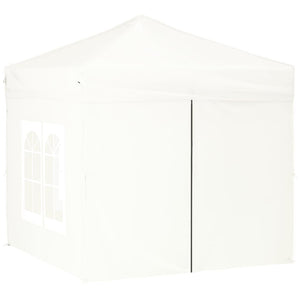 Tenda per Feste Pieghevole con Pareti Laterali Bianco 2x2 m cod mxl 38336