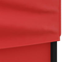 Tenda per Feste Pieghevole con Pareti Laterali Rosso 2x2 m 93506