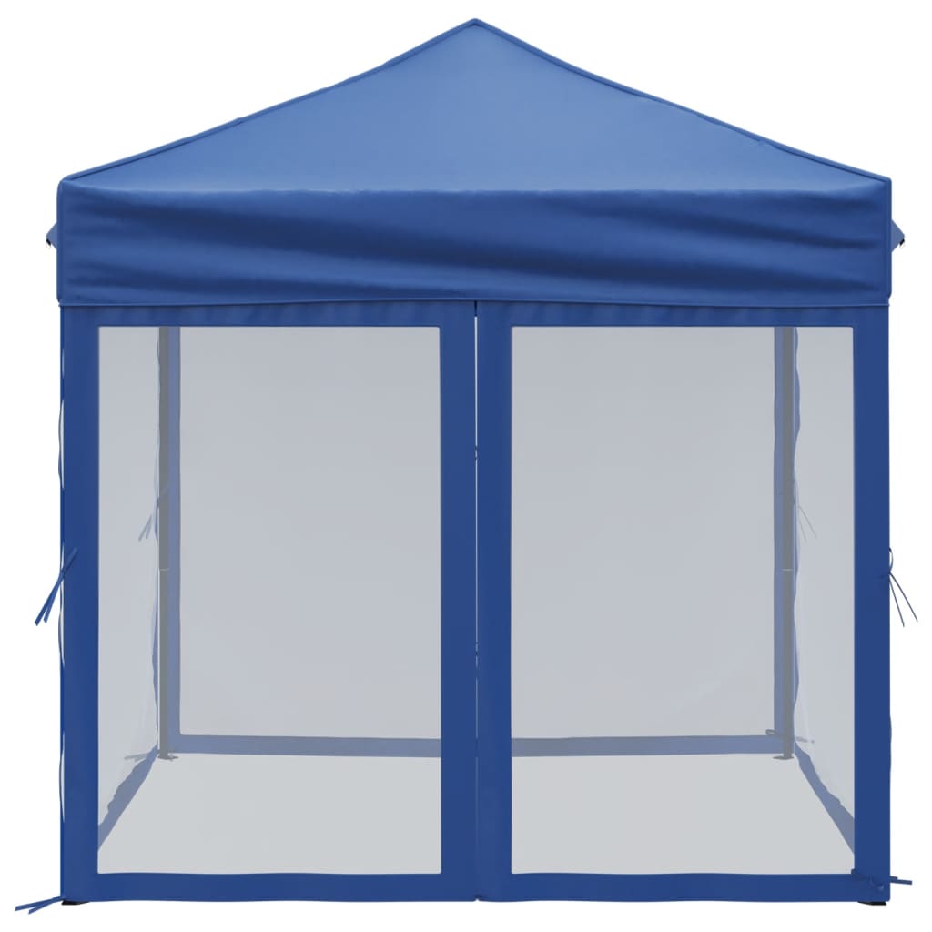 Tenda per Feste Pieghevole con Pareti Laterali Blu 2x2 m cod 11351