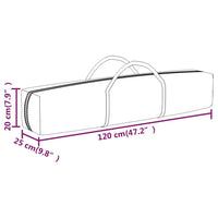 Tenda per Feste Pieghevole Antracite 3x3 m 93516