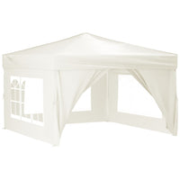 Tenda per Feste Pieghevole con Pareti Laterali Crema 3x3 m cod mxl 66324