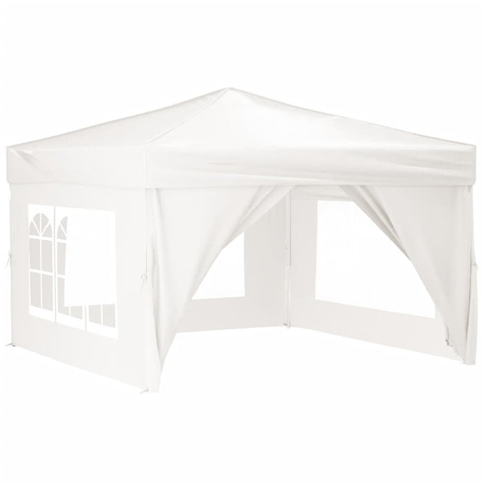 Tenda per Feste Pieghevole con Pareti Laterali Bianco 3x3 m cod mxl 66055