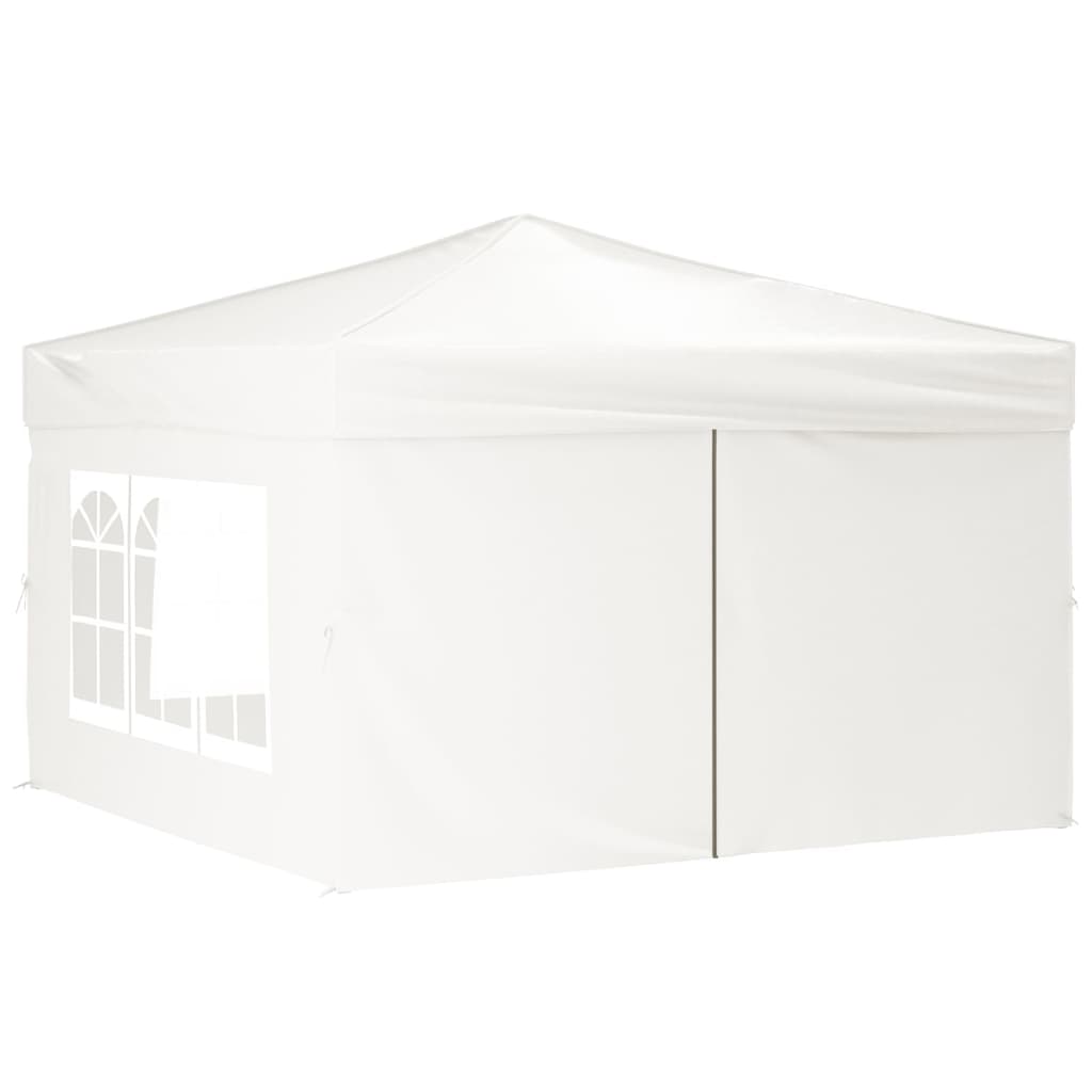 Tenda per Feste Pieghevole con Pareti Laterali Bianco 3x3 m cod mxl 66055