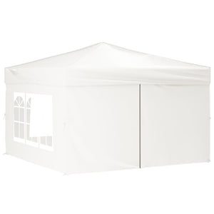 Tenda per Feste Pieghevole con Pareti Laterali Bianco 3x3 m cod mxl 66055