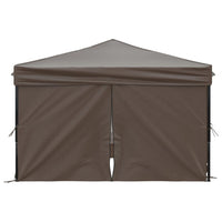 Tenda per Feste Pieghevole con Pareti Laterali Tortora 3x3 m cod mxl 66280