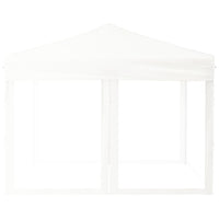 Tenda per Feste Pieghevole con Pareti Laterali Bianco 3x3 m cod mxl 66239